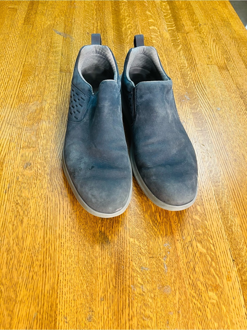 Johnston & Murphy Men’s Gray Slip on Sneakers
